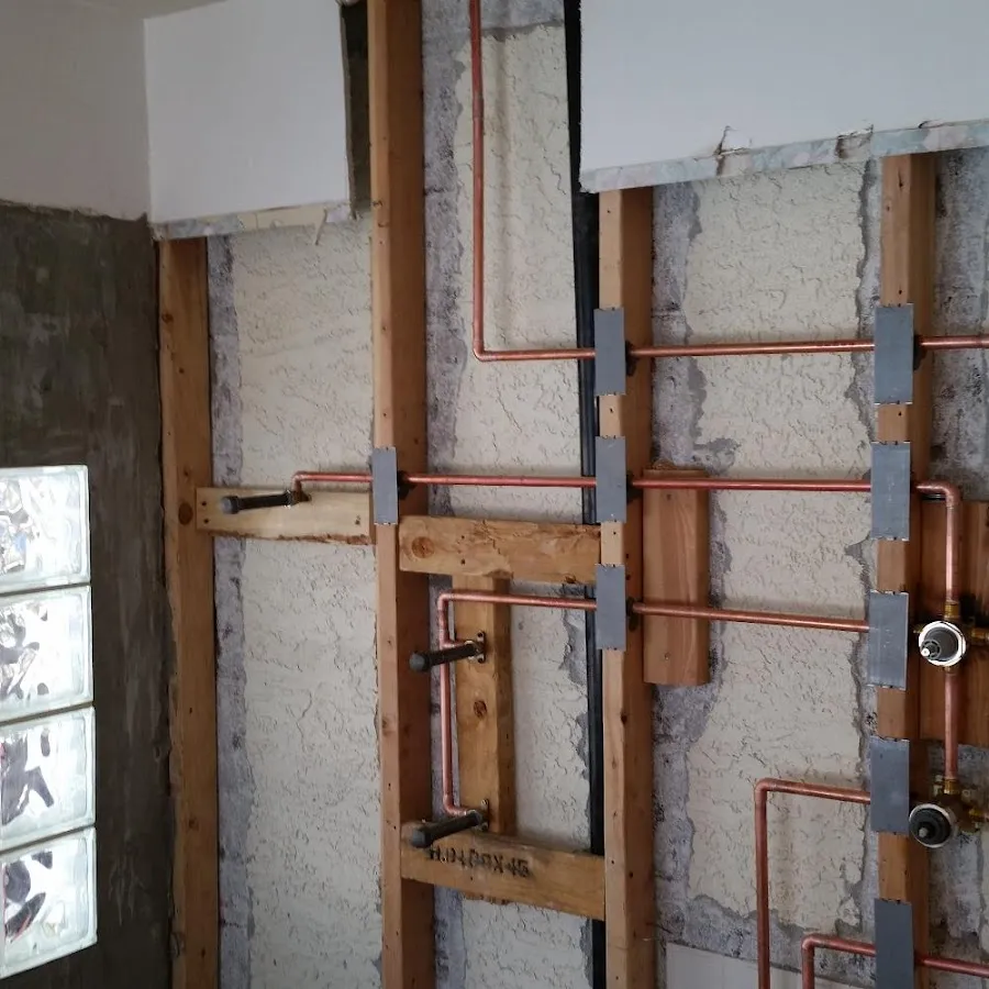 Copper pipe installation for Burst Pipe Repair in Plattsburgh