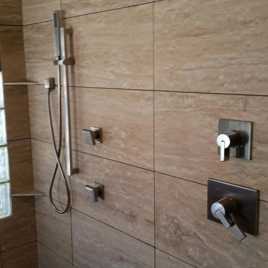 Shower fixture installation for Water Heater Installation in Plattsburgh